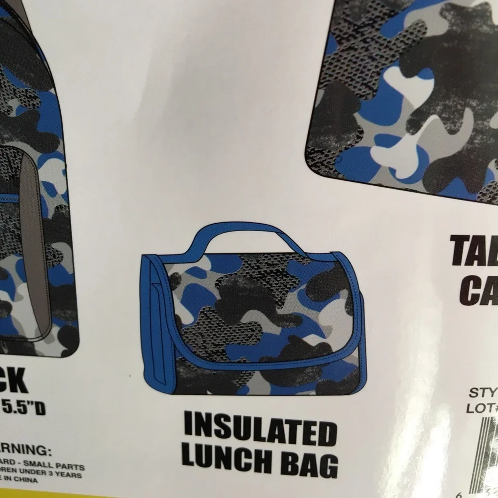 Back to School - Camo backpack bundle